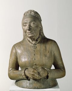 मैरी फील्डर का पोर्ट्रेट (1819-1901), 1882 (टेराकोटा) द्वारा एडोल्फ वॉन हिल्डेब्रांड