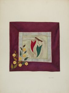 एप्लिक कवरलेट डिटेल, 1941।