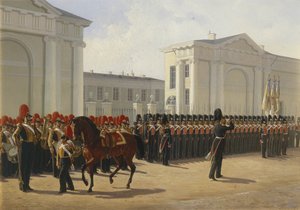 लिब गार्ड इस्माइलोवो रेजिमेंट, 1846 द्वारा एडोल्फ लाडर्नर
