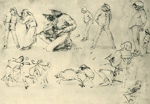 आंकड़ों का अध्ययन, 17 वीं शताब्दी की शुरुआत, 1943। द्वारा एड्रियन ब्रोवर