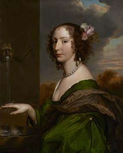 लुसी हे का पोर्ट्रेट (नी पर्सी) कार्लिसल की काउंटेस, c.1660-65 (कैनवास पर तेल)