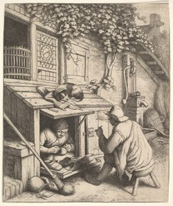 द शौमेकर, 1610-85 द्वारा एड्रिएन जंज़। वैन ओस्टेड