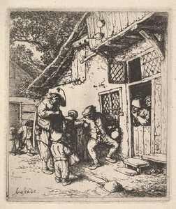 ट्रैवलिंग संगीतकार, 1610-85। द्वारा एड्रिएन जंज़। वैन ओस्टेड