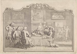 डॉर्ड्रेक्ट में सेंट ल्यूक का गिल्ड, 1736