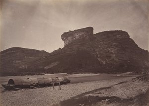 सिंग चांग टी मार्ट के पास वू ü में ताई-वांग का मंदिर, सीए। 1869.
