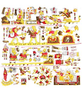 एडवर्ड किंग (1795-1837) लॉर्ड किंग्सबरो द्वारा 'एंटीक्विटीज ऑफ मैक्सिको' से चित्रण, 1831-48 में प्रकाशित (कलर लिथो) द्वारा एगोस्टिनो एग्लियो