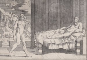 लाइकॉन ट्रांसफ़ॉर्म्ड इनटू ए वुल्फ़, दिनांक 1524.