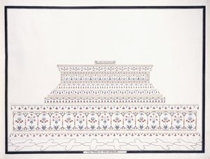 सम्राट का मकबरा, सी। 1815