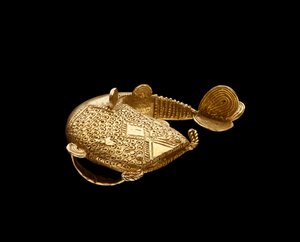 रिंग, घाना, c.1900 (सोना)
