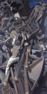 L'enlevement du Sampo - The Abduction of Sampo - Akseli Gallen-Kallela (1865-1931)। तेल के रंगों से केन्वस पर बना चित्र द्वारा अक्सेली वाल्डेमर गैलेन कल्लेला