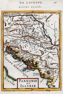 हंगरी और बाल्कन का नक्शा 1683