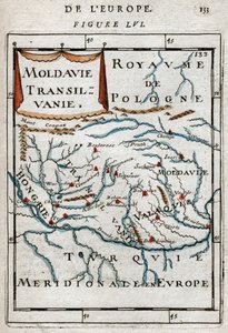 रोमानिया का नक्शा 1683