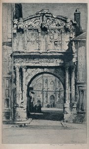 सेंट पीटर्स गेट, ऑक्सेरे, 1912 द्वारा अल्बानी ई हावर्थ