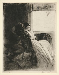 छेड़खानी (इश्कबाज़ी) द्वारा Albert Besnard