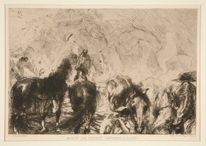 घोड़ा बाजार (करीब द्वारा Albert Besnard