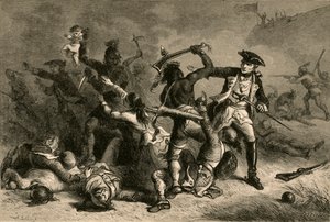 मॉन्टेलम नरसंहार को रोकने की कोशिश, 1877। द्वारा अल्बर्ट बोबेट