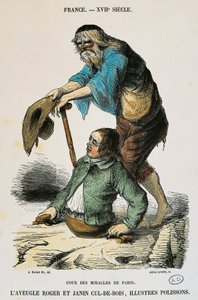 पेरिस में चमत्कारों का दरबार, अगस्टे रैसिनेट (1825-1893), फ्रांस द्वारा उकेरा गया द्वारा अल्बर्ट चार्ल्स अगस्त रेसिनेट