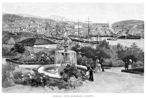 मैकग्रेगर्स गार्डन, तस्मानिया, ऑस्ट्रेलिया, 1886 से होबार्ट।