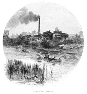 पेपर मिल, लिवरपूल, न्यू साउथ वेल्स, ऑस्ट्रेलिया, 1886।