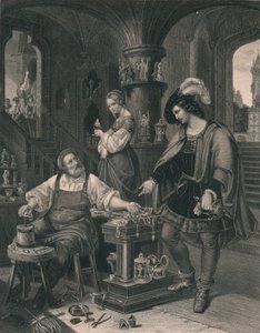 द गोल्डस्मिथ डॉटर, सी 1850