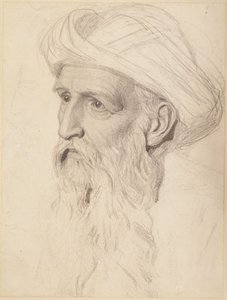 एलिजा के प्रमुख के लिए अध्ययन, 1860-61 द्वारा अल्बर्ट जोसेफ मूर