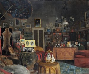 सर रिचर्ड बर्टन्स स्टडी, 1889