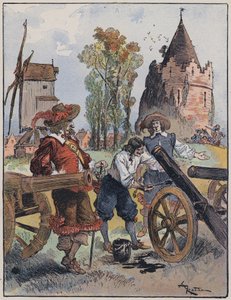 Le Capitaine Bellormeau के लिए चित्रण और ए रोबिडा द्वारा सचित्र (रंग लिथो) द्वारा अल्बर्ट रोबिडा