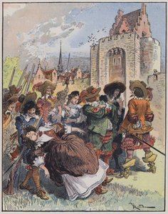 Le Capitaine Bellormeau के लिए चित्रण ए रोबिडा (कलर लिथो) द्वारा और सचित्र द्वारा अल्बर्ट रोबिडा