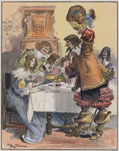 Le Capitaine Bellormeau के लिए चित्रण और ए रोबिडा द्वारा सचित्र (रंग लिथो) द्वारा अल्बर्ट रोबिडा