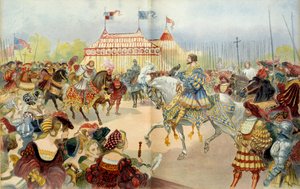 फ़्लैंडर्स में सुनहरे कपड़े के शिविर का साक्षात्कार ७ जून को द्वारा अल्बर्ट रोबिडा