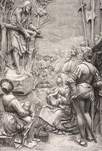 सेंट जॉन द बैपटिस्ट प्रीचिंग इन द डेजर्ट (उत्कीर्णन) द्वारा अल्ब्रेक्ट (बाद में) ड्यूरर या ड्यूरर