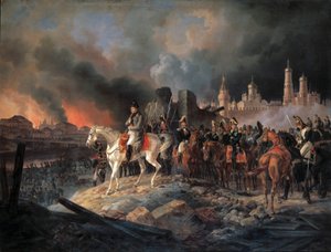मॉस्को में नेपोलियन बोनापार्ट, 1840।