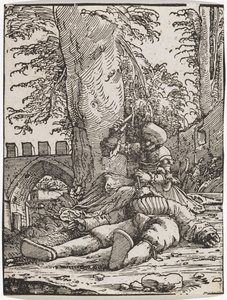 याएल ने सीसरा को मार डाला, c. 1523 द्वारा अल्ब्रेक्ट अल्टरडोरर