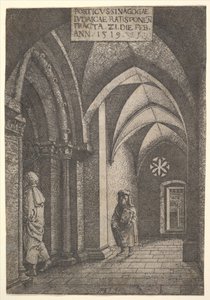 रेगेन्सबर्ग सिनेगॉग का प्रवेश हॉल, 1519। द्वारा अल्ब्रेक्ट अल्टरडोरर
