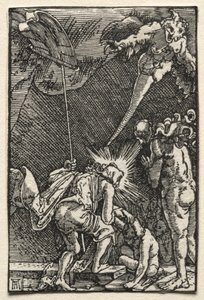 मनुष्य का पतन और मुक्ति: नर्क में उतरना, c. 1515 द्वारा अल्ब्रेक्ट अल्टरडोरर