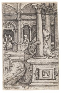 मंदिर में बारह वर्षीय यीशु की खोज करने वाली वर्जिन मैरी, c. 1519. द्वारा अल्ब्रेक्ट अल्टरडोरर