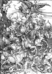 जॉन का रहस्योद्घाटन: 4. सर्वनाश के चार घुड़सवार द्वारा अल्ब्रेक्ट ड्यूरर