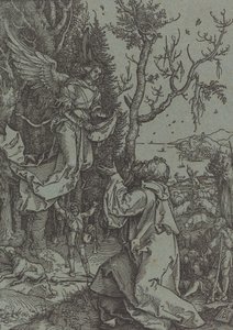 जोआचिम एंड द एंजल, सी। 1504. द्वारा अल्ब्रेक्ट ड्यूरर