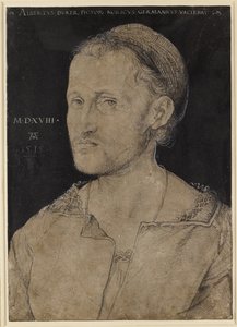 हंस बर्गकमेयर की पोर्ट्रेट, 1518 (चारकोल) द्वारा अल्ब्रेक्ट ड्यूरर
