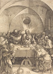 द लास्ट सपर, 1510। द्वारा अल्ब्रेक्ट ड्यूरर
