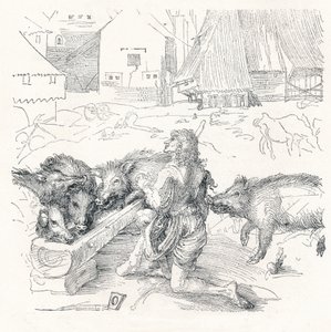 द प्रोडिगल पुत्र, c1497, 1906 द्वारा अल्ब्रेक्ट ड्यूरर