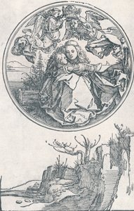 वर्जिन को दो एन्जिल्स द्वारा ताज पहनाया गया, c1515 1906। द्वारा अल्ब्रेक्ट ड्यूरर