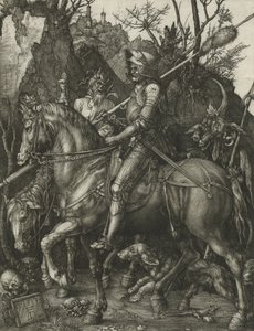 शूरवीर, मृत्यु और शैतान द्वारा Albrecht Dürer