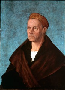 अल्ब्रेक्ट ड्यूरर (1471-1528) सन द्वारा जर्मन बैंकर जैकब II फुगर डिट ले रिचे (1459-1525) डिस्टेंपर का पोर्ट्रेट। 69x53 सेमी म्यूनिख, अल्टे पिनाकोटेक द्वारा अल्ब्रेक्ट ड्यूरर