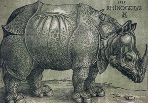 गैंडा, 1515 द्वारा अल्ब्रेक्ट ड्यूरर