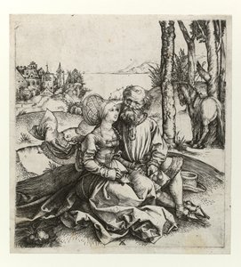 अ-मिश्रित युगल, c.1495 द्वारा अल्ब्रेक्ट ड्यूरर