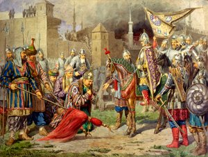 1552, 1880 में ज़ार इवान चतुर्थ ने कज़ान पर विजय प्राप्त की द्वारा एलेक्सी किवशेंको