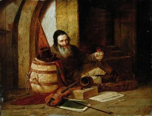 रेस्ट, 1871 में एक यहूदी वायलिन वादक द्वारा अलेक्जेंडर एंटोनोविच रिज़ोनी