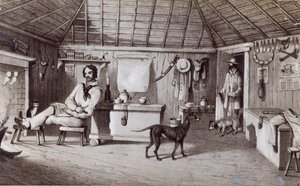 स्क्वाटर्स फर्स्ट होम, c.1847 द्वारा अलेक्जेंडर डेनिस्टन लैंग