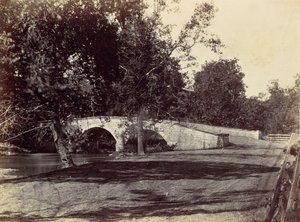 बर्नसाइड ब्रिज, एंटीयतम के उस पार, शार्प्सबर्ग के पास, नंबर 1, सितंबर 1862, 1862। द्वारा अलेक्जेंडर गार्डनर